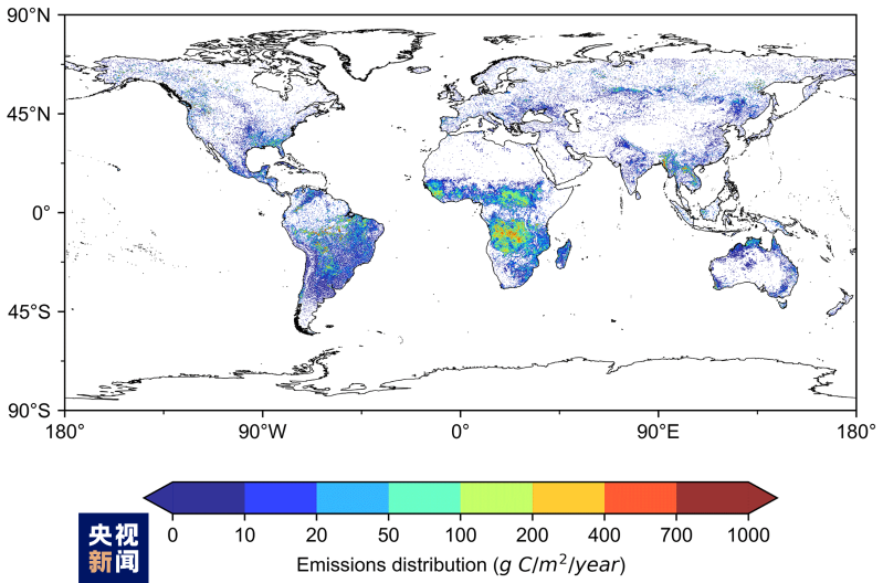 不同火灾类型对全球碳排放量有哪些影响？