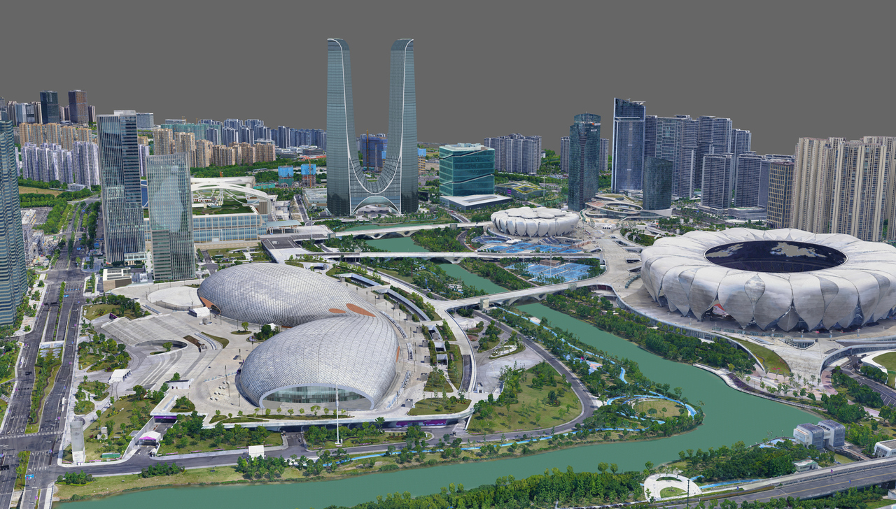 现实城市如何“复刻”进电脑?实景三维构建“云端之城”!(图1) 现实城市如何“复刻”进电脑?实景三维构建“云端之城”!(图1)