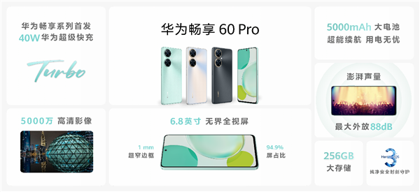 戳中年轻人审美！华为畅享60 Pro发布：千元档更能打的实力派来了(图8)
