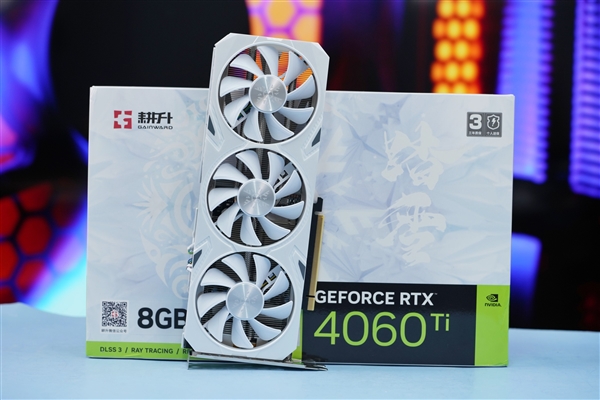 纯白外壳淡雅清新！耕升RTX 4060 Ti踏雪显卡图赏(图1)