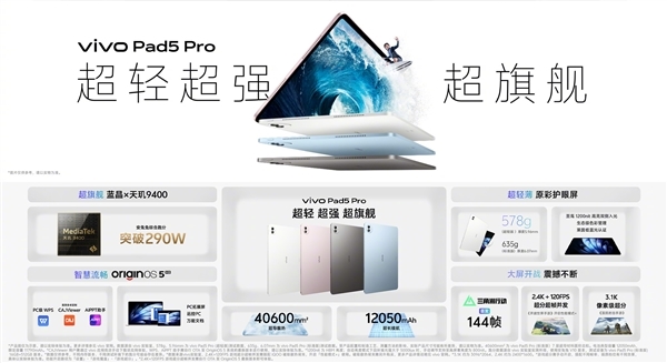 天玑9400+PC级WPS！vivo Pad5 Pro柔光版官宣：移动办公新标杆(图9)