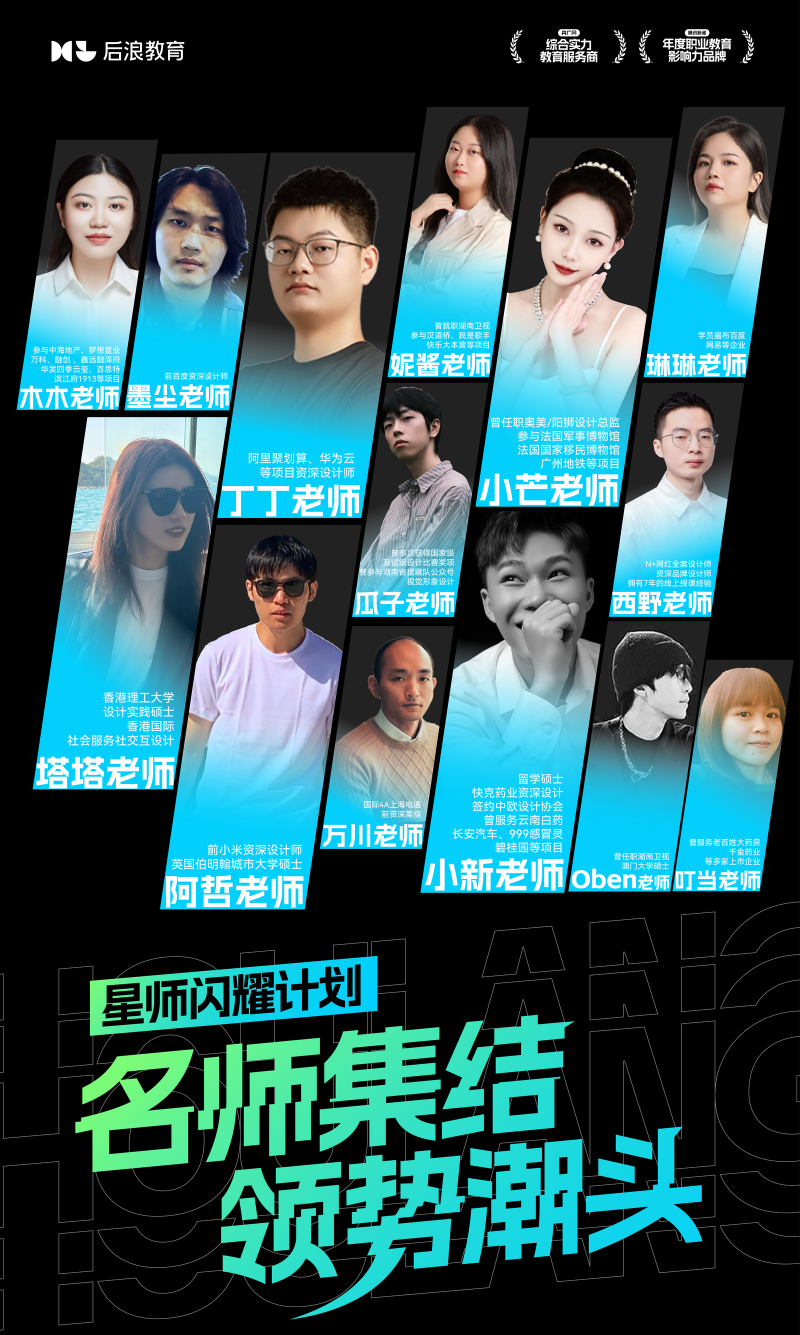 构建高质量设计培育生态圈:后浪教育引领职业教育新浪潮(图2) 构建高质量设计培育生态圈:后浪教育引领职业教育新浪潮(图2)